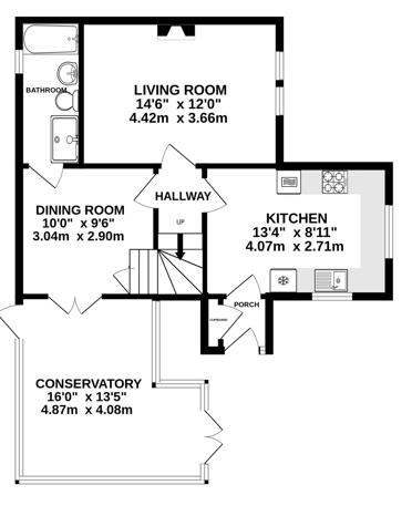 Floorplan for Storrington Road, Stonehouse