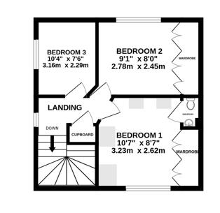 Floorplan for Storrington Road, Stonehouse