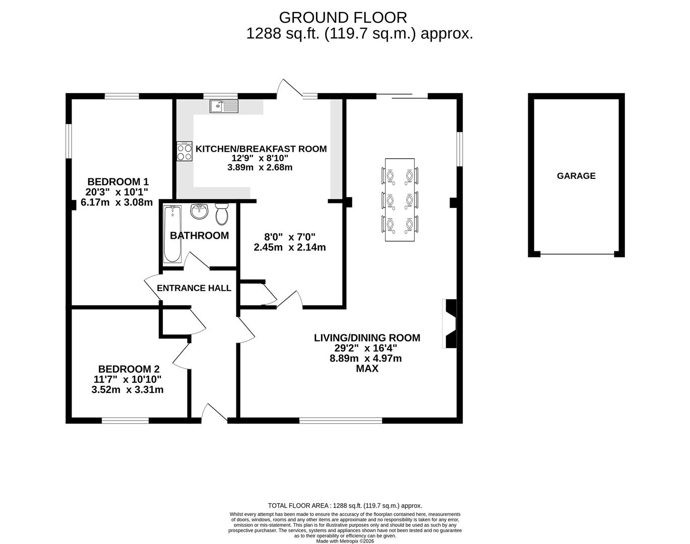 Floorplan for Lakeside, Newent