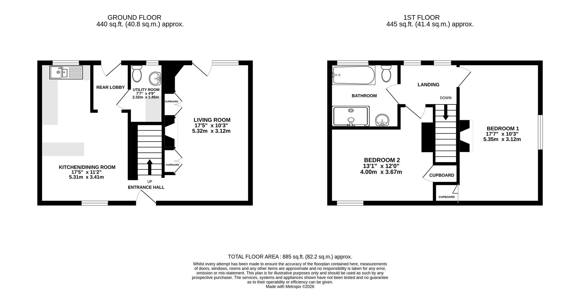 Floorplan for Holbury Crescent, Whitminster