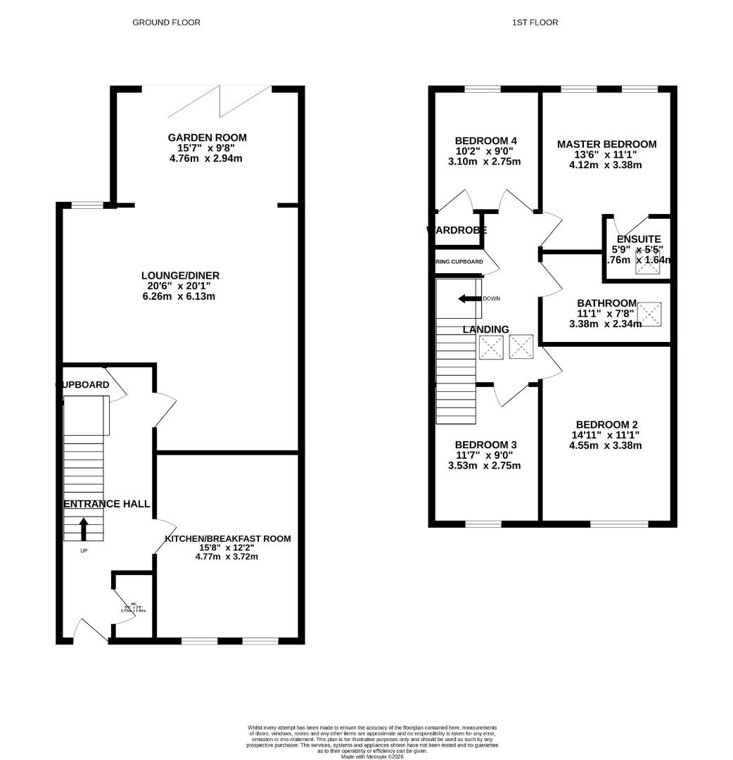 Floorplan for Huntley Road, Tibberton, Gloucester