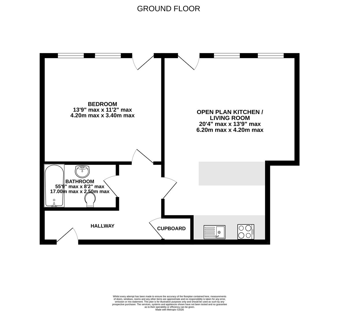 Floorplan for Albert Warehouse, Gloucester Docks