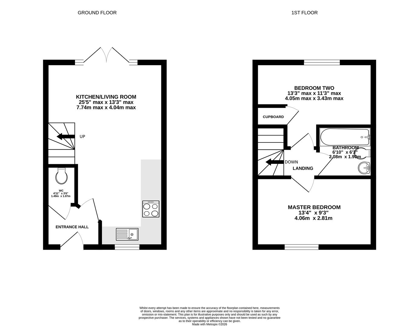 Floorplan for Hoskareslo Close, Hardwicke, Gloucester