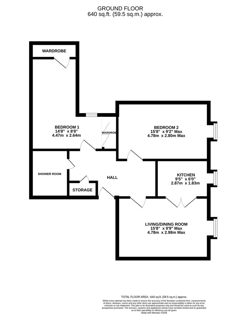Floorplan for Daffodil Court, Newent