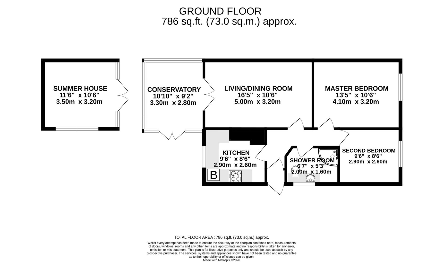 Floorplan for Mayfield Drive, Hucclecote, Gloucester