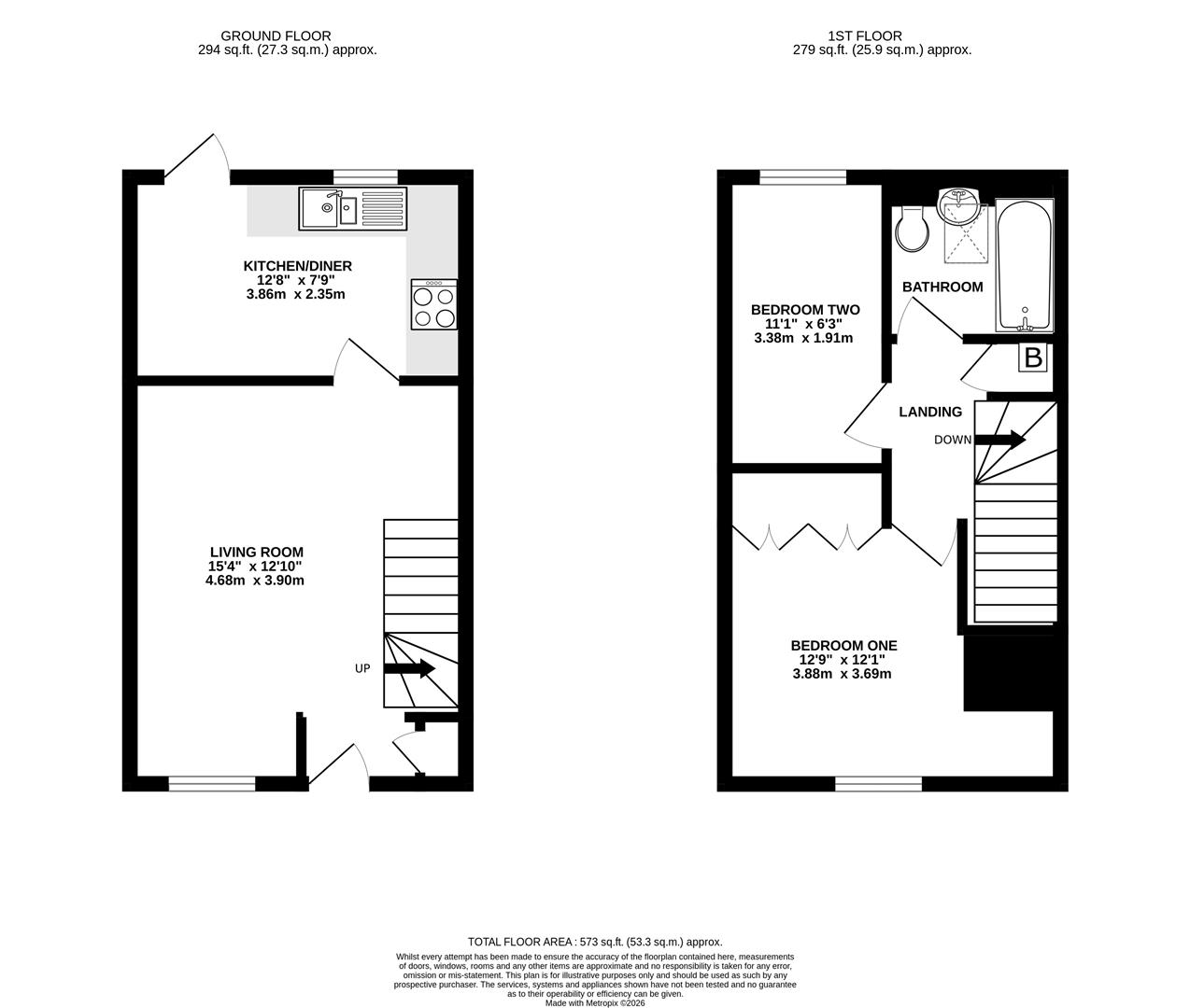Floorplan for Verbena Close, Abbeymead, Gloucester