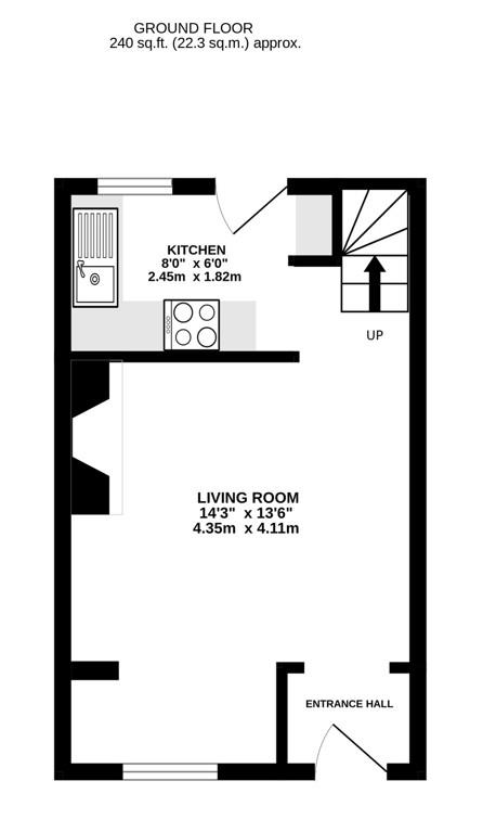 Floorplan for High Street, Stonehouse