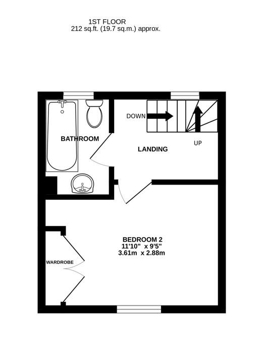 Floorplan for High Street, Stonehouse