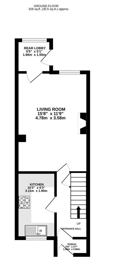 Floorplan for Pheasant Mead, Stonehouse