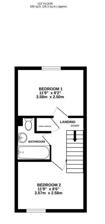 Floorplan for Pheasant Mead, Stonehouse