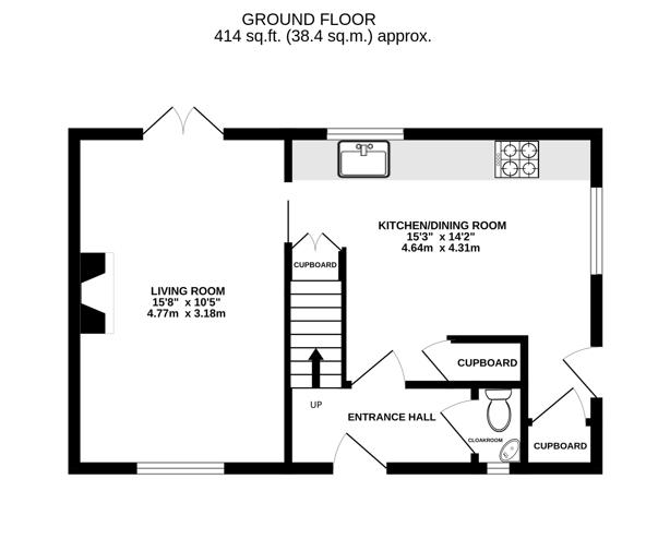 Floorplan for Midland Road, Stonehouse