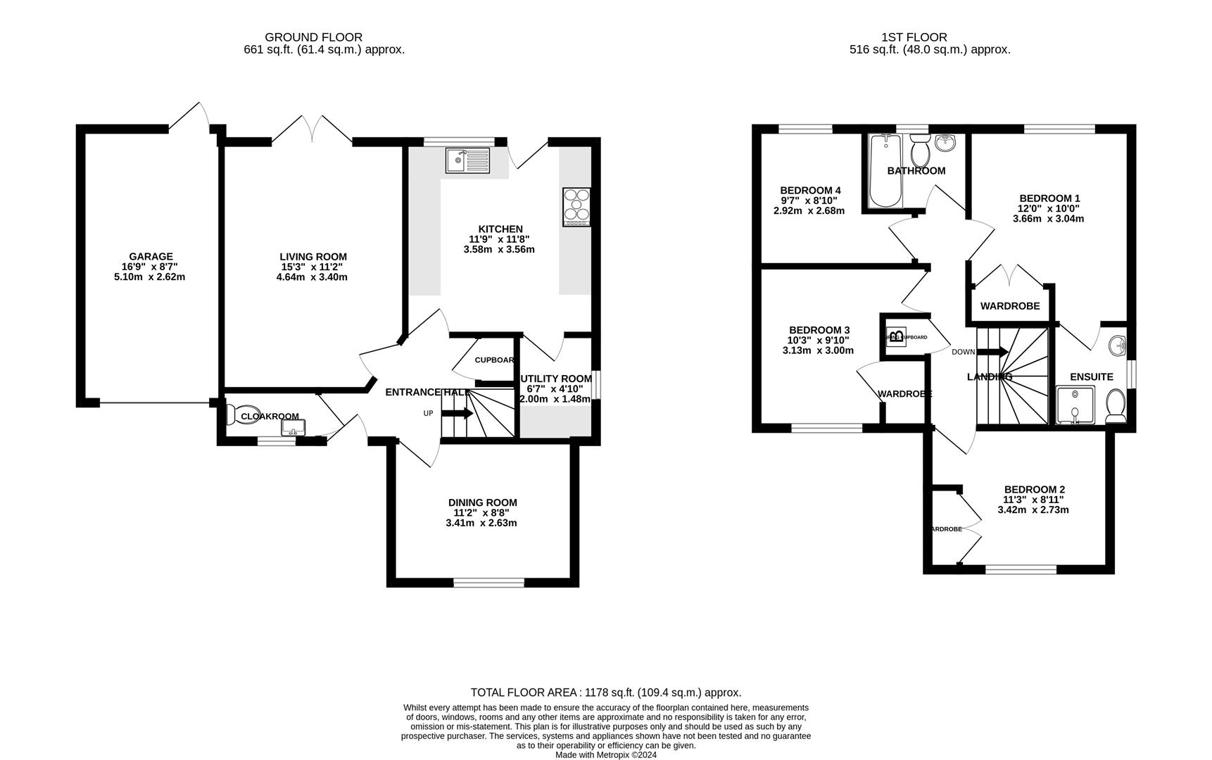 Floorplan for Hathorn Road, Hucclecote, Gloucester