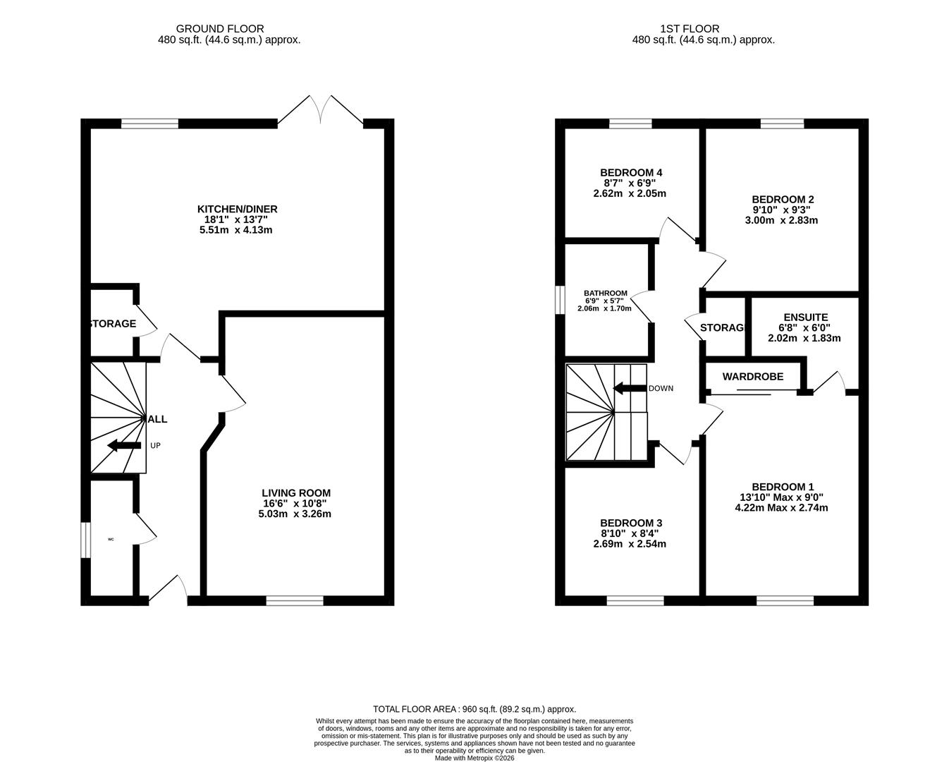 Floorplan for Manor Road, Newent