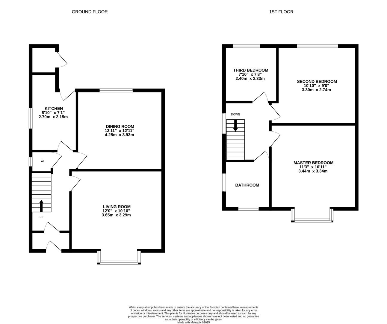 Floorplan for Tuffley Avenue, Gloucester