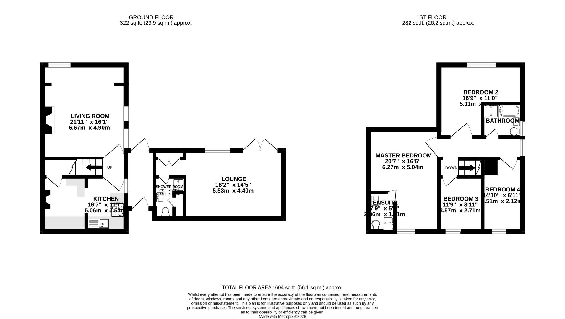 Floorplan for Bromsberrow Road, Gloucester