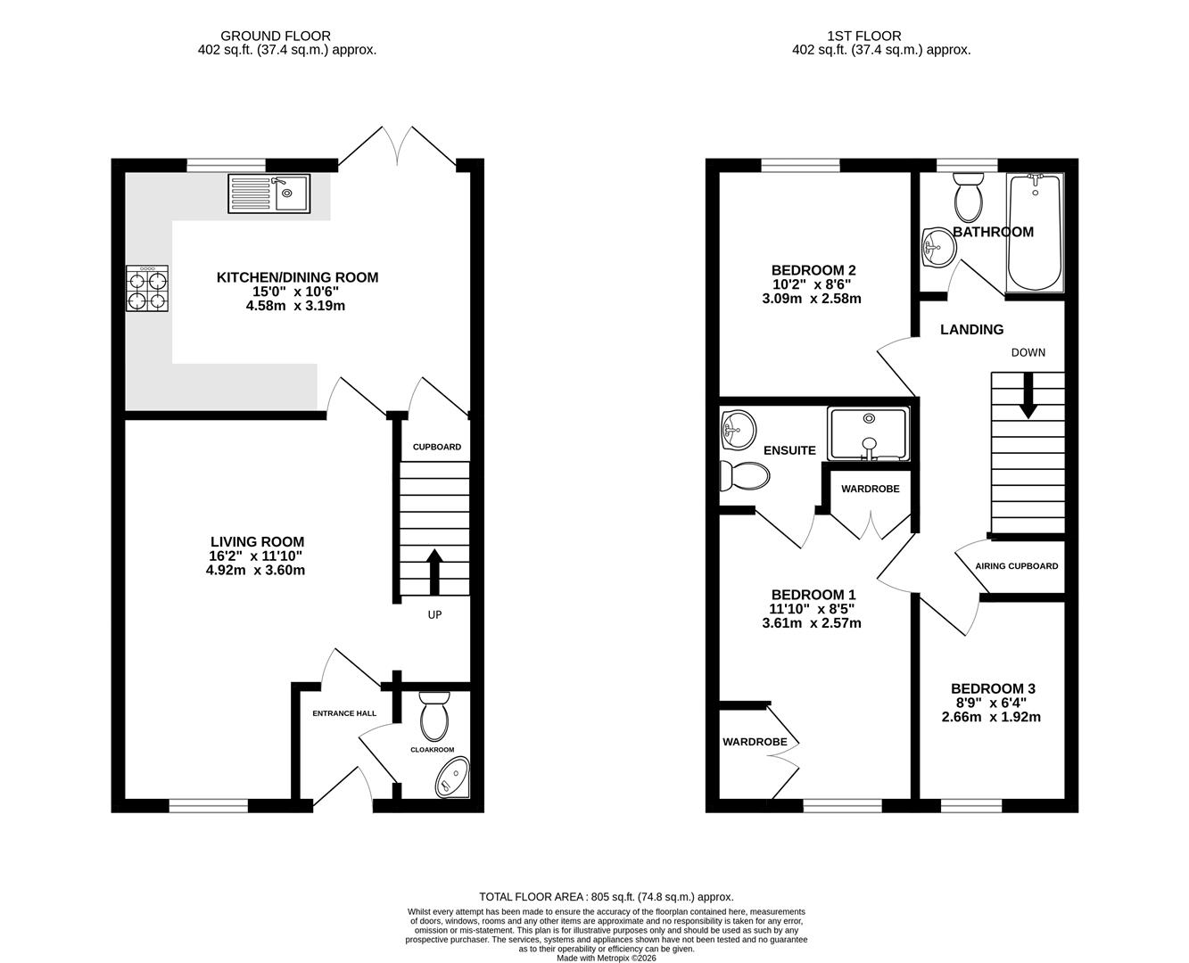 Floorplan for Thomas Tudor Way, Great Oldbury, Stonehouse
