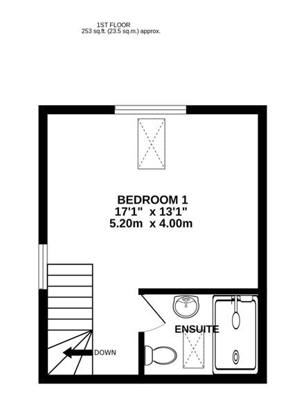 Floorplan for High Street, Arlingham