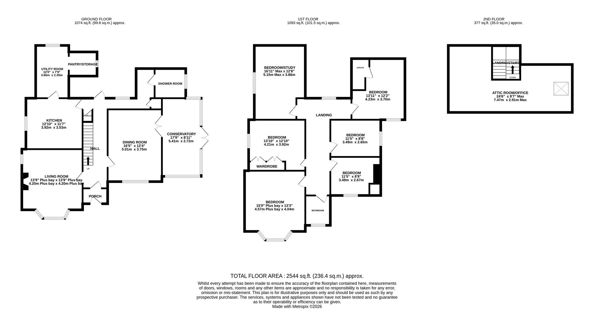 Floorplan for Hopes Hill, Longhope