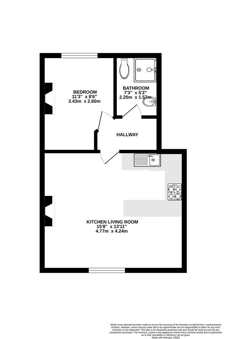 Floorplan for 6 Brunswick Square, Gloucester