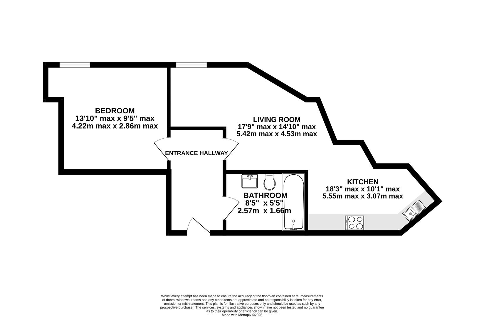 Floorplan for Park Road, Gloucester