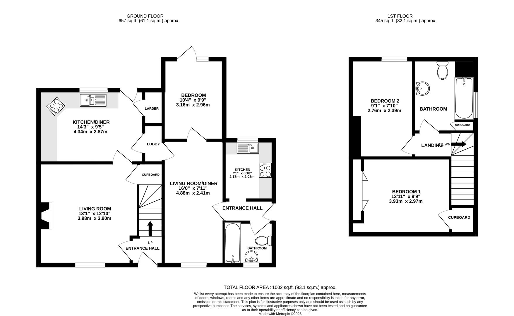 Floorplan for Bridge Road, Frampton On Severn