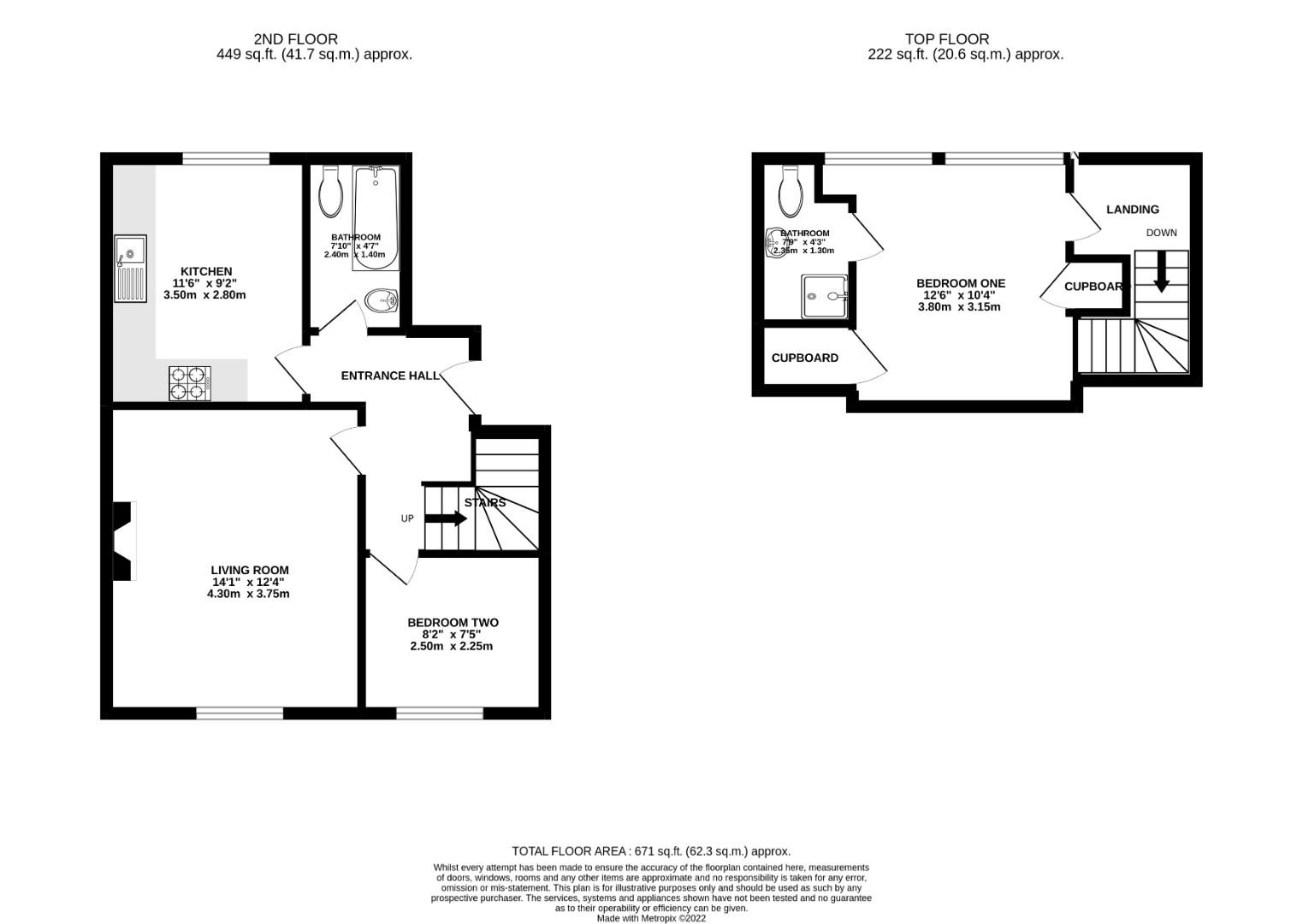 Floorplan for Brunswick Square, Gloucester, GL1