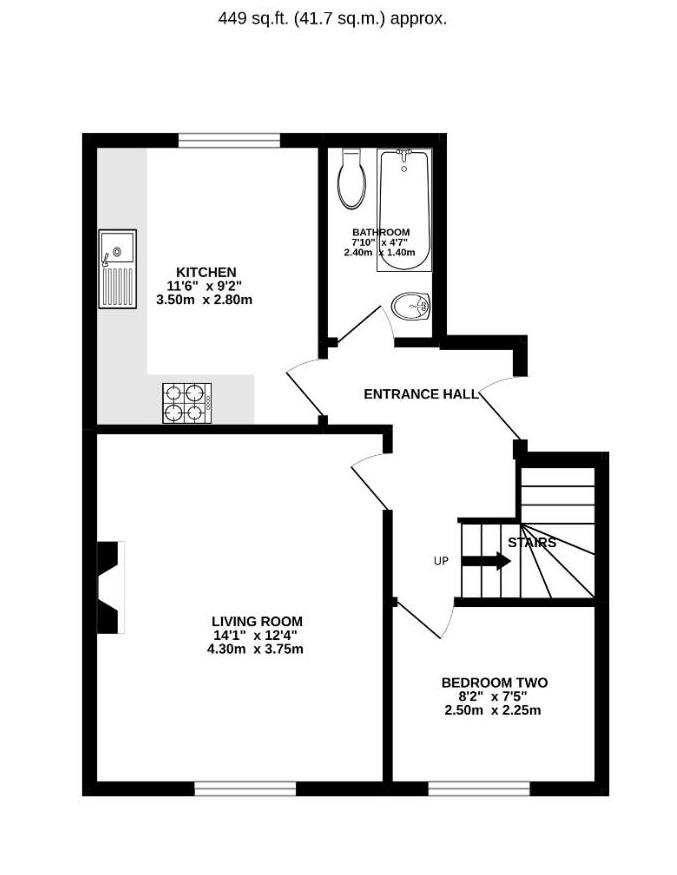 Floorplan for Brunswick Square, Gloucester, GL1
