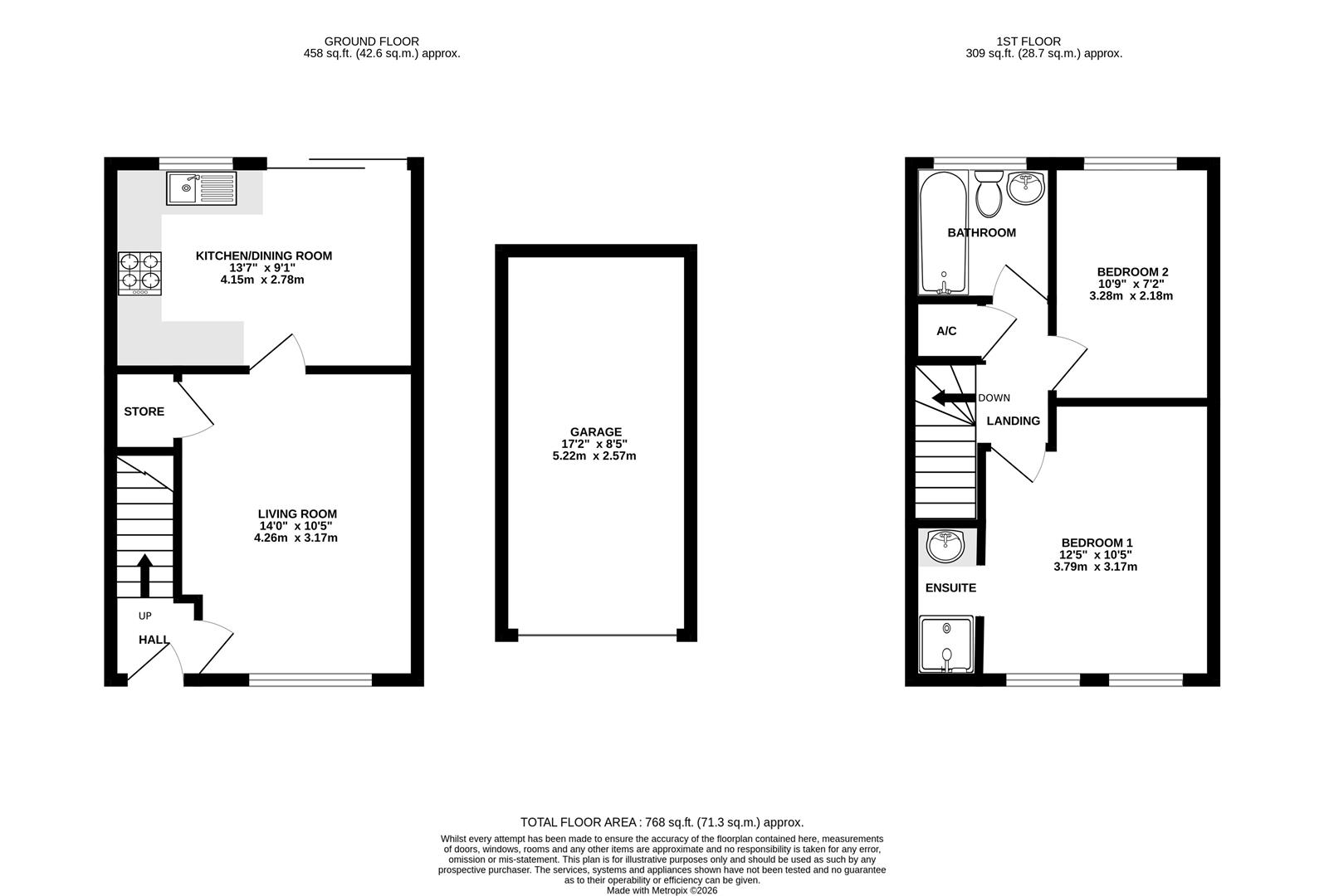 Floorplan for Forbes Close, Abbeymead, Gloucester