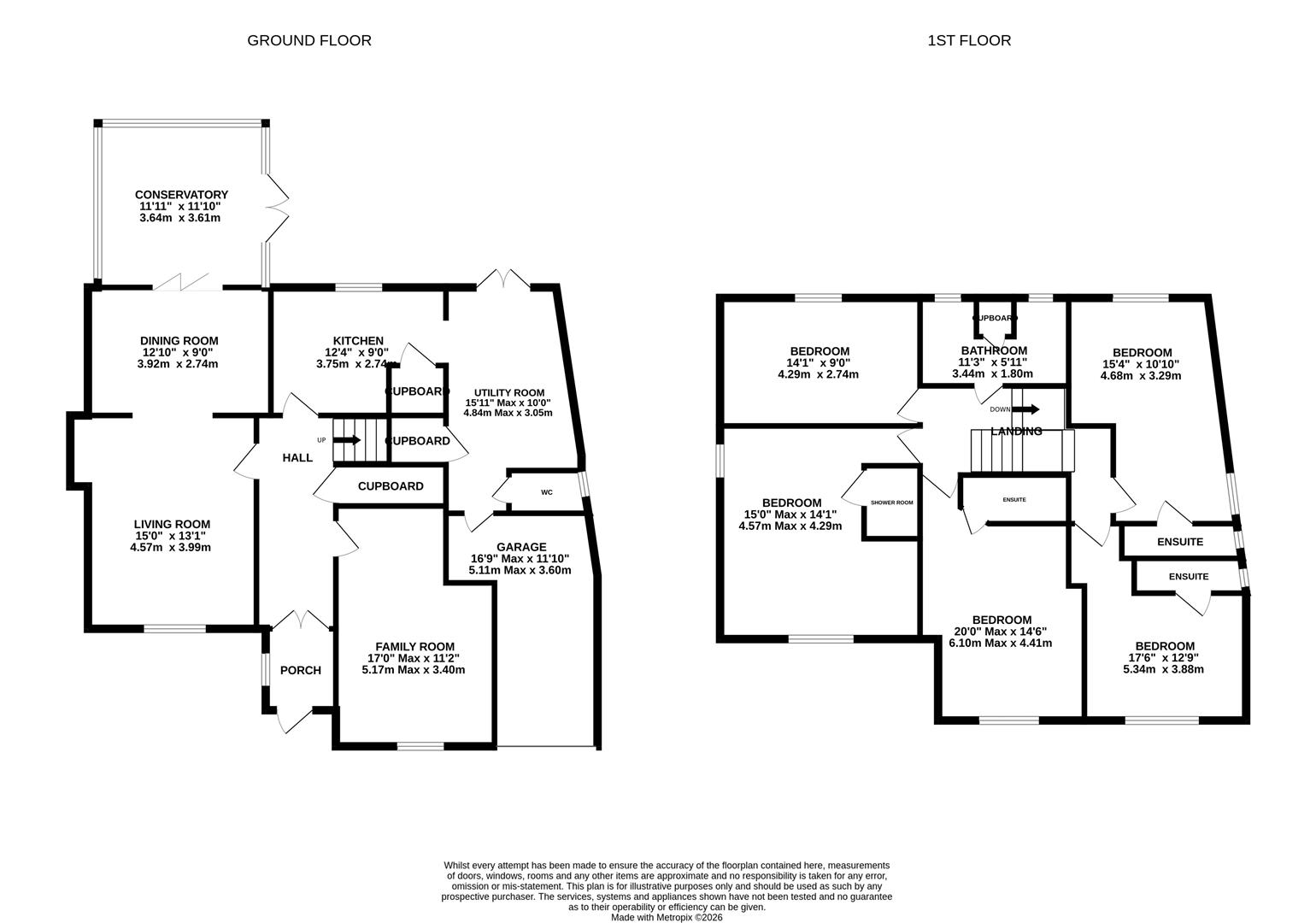 Floorplan for Glebe Close, Newent