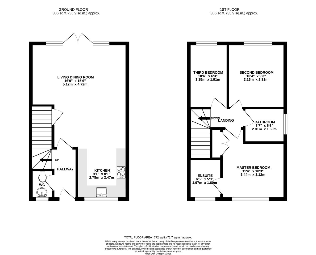 Floorplan for Peregrine Road, Brockworth, Gloucester