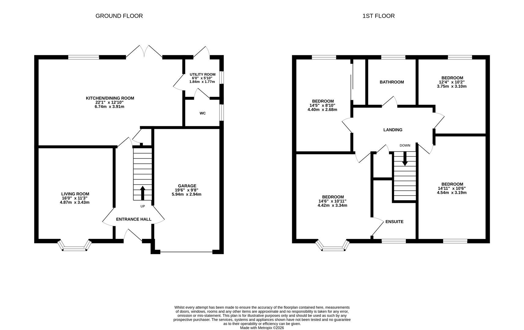 Floorplan for School View, Newent