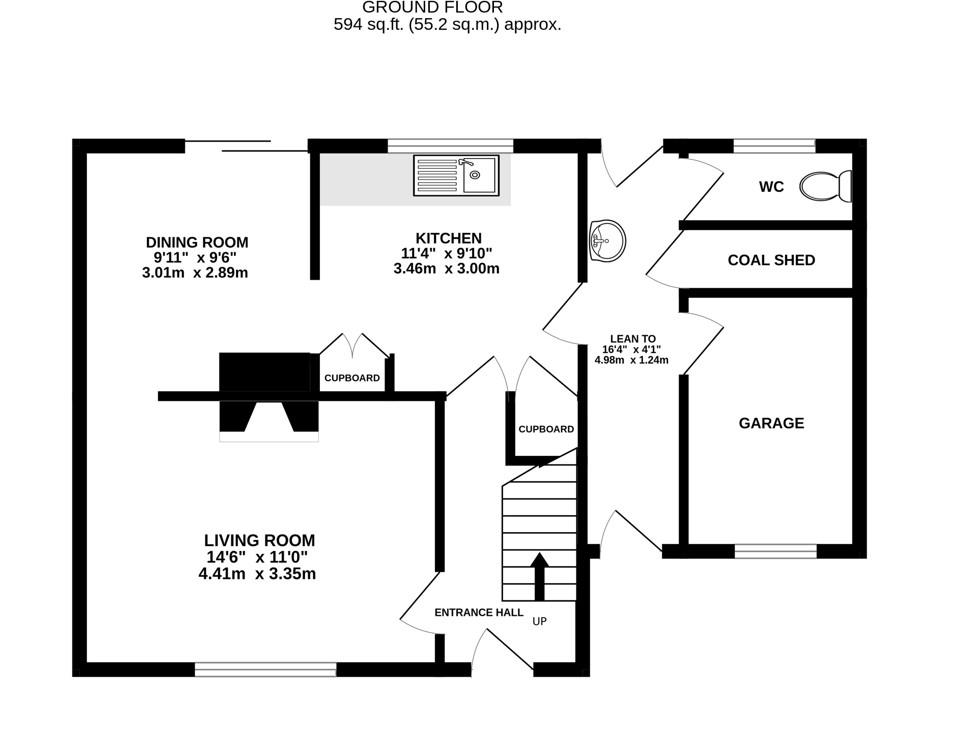 Floorplan for Wharfdale Way, Bridgend, Stonehouse