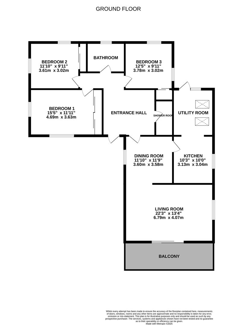 Floorplan for Forge Lane, Upleadon, Newent