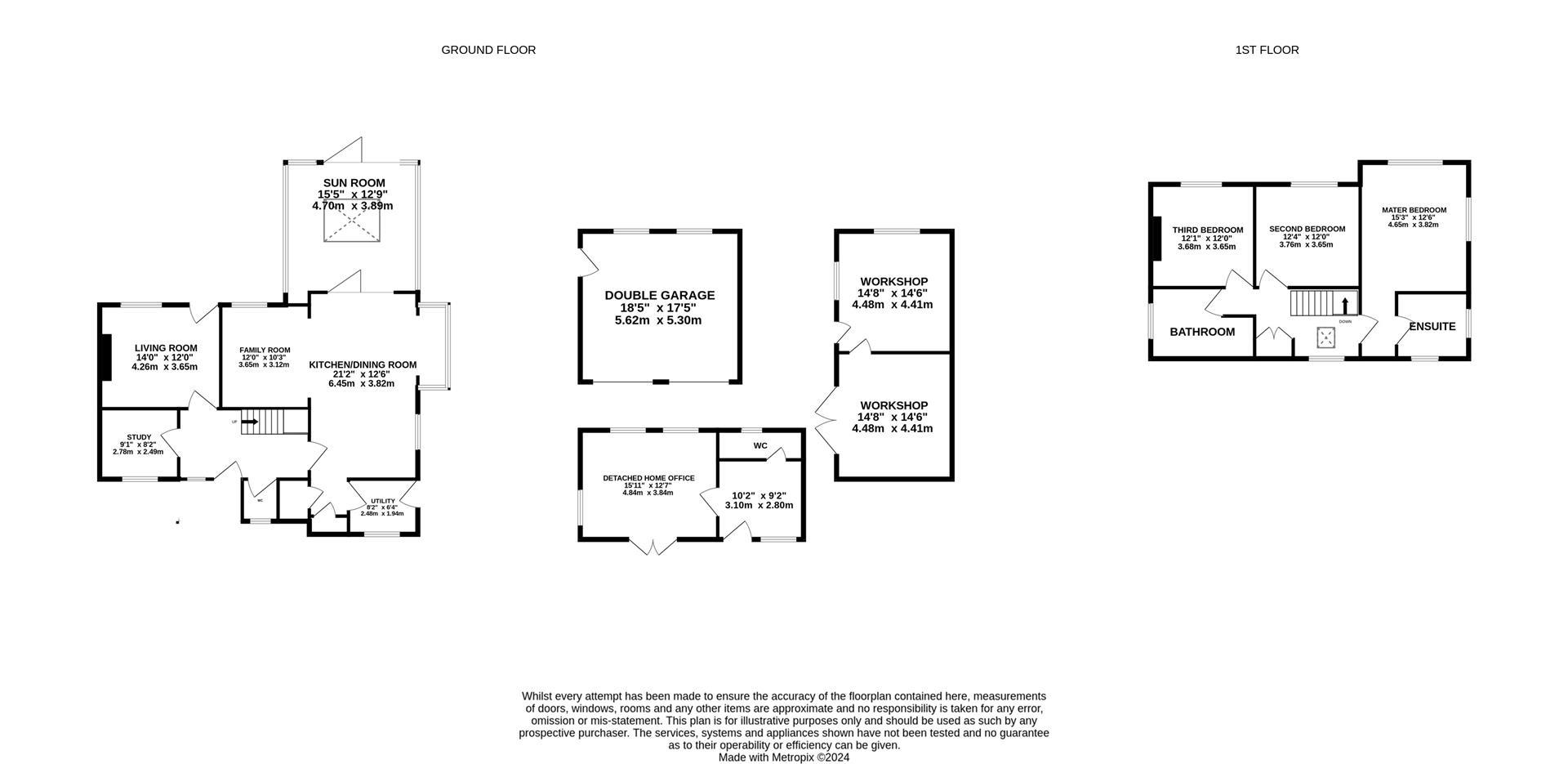 Floorplan for Clifford's Mesne, Newent