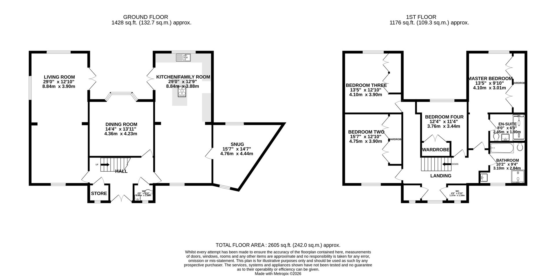 Floorplan for Bridge Field Court, Gloucester