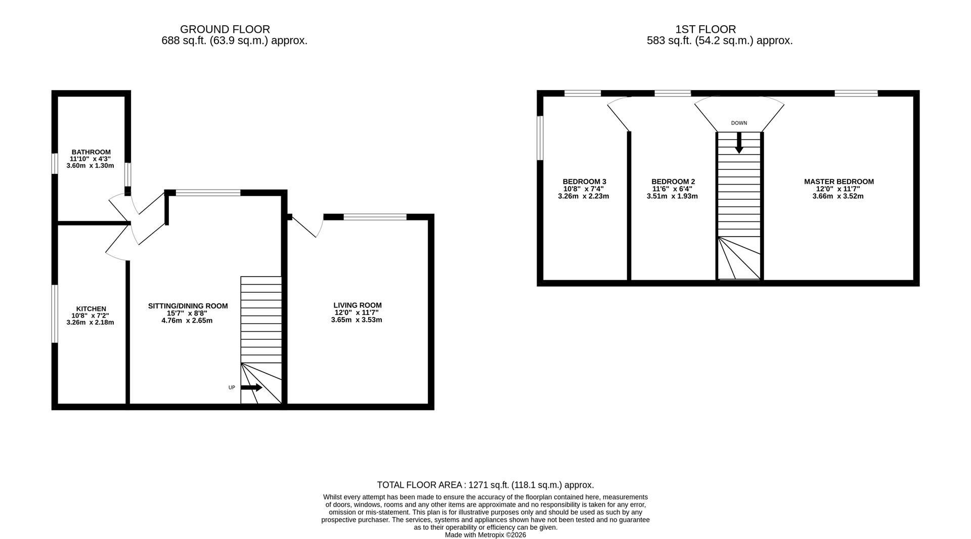 Floorplan for Old Road, Maisemore, Gloucester