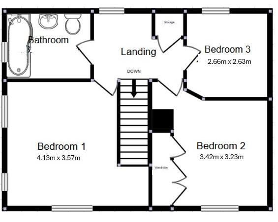 Floorplan for Haresfield, Stonehouse