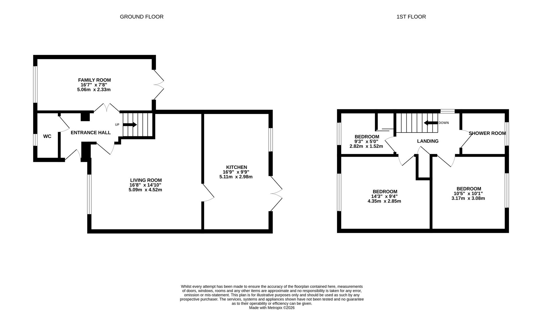 Floorplan for Mary Grove, Highnam, Gloucester