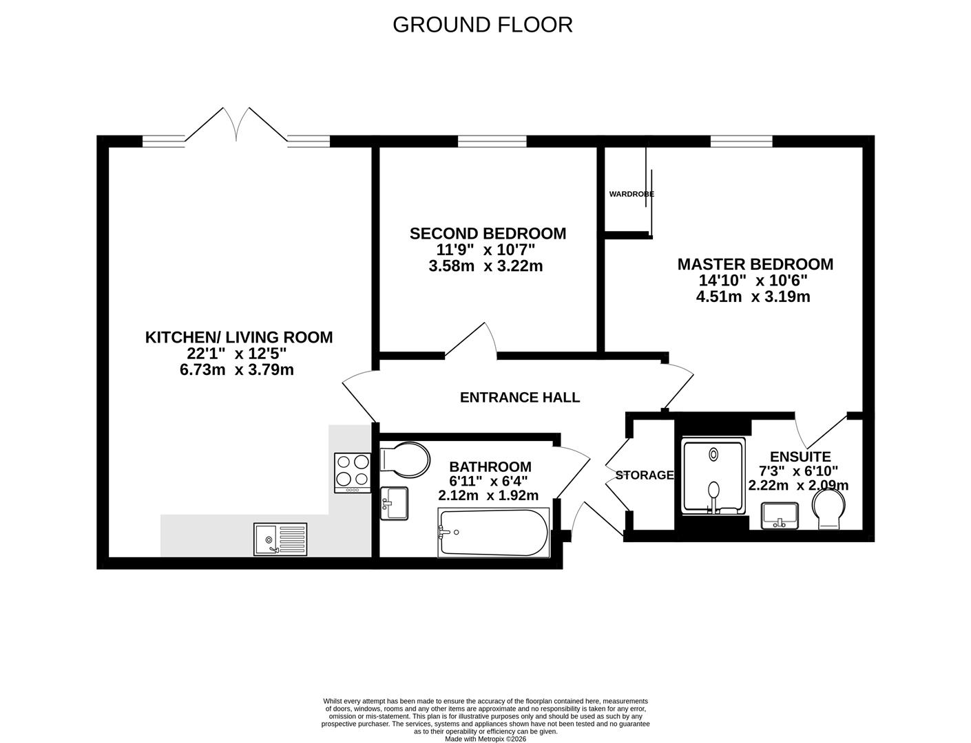 Floorplan for Hobbs Way, Gloucester