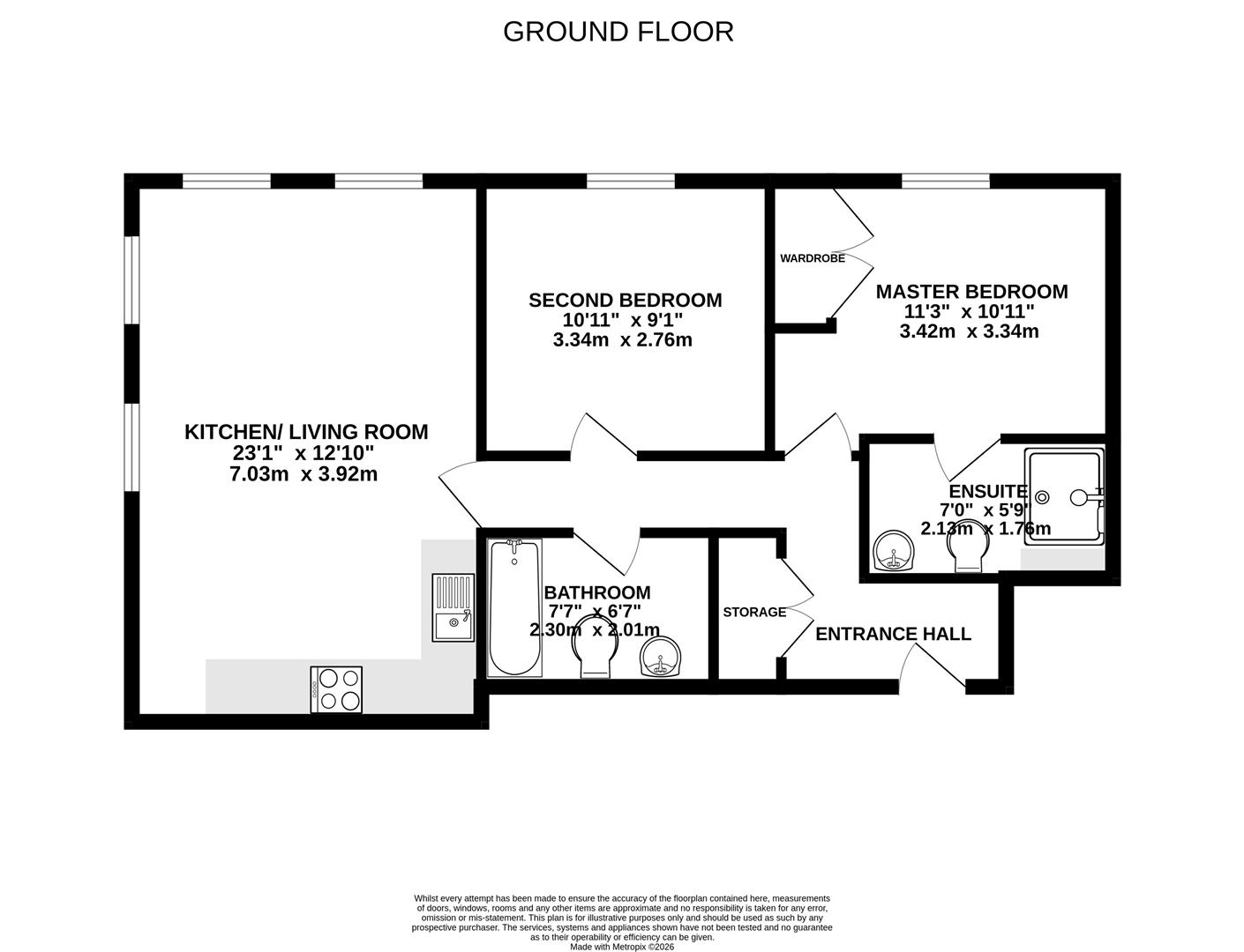 Floorplan for Friars Orchard, Gloucester