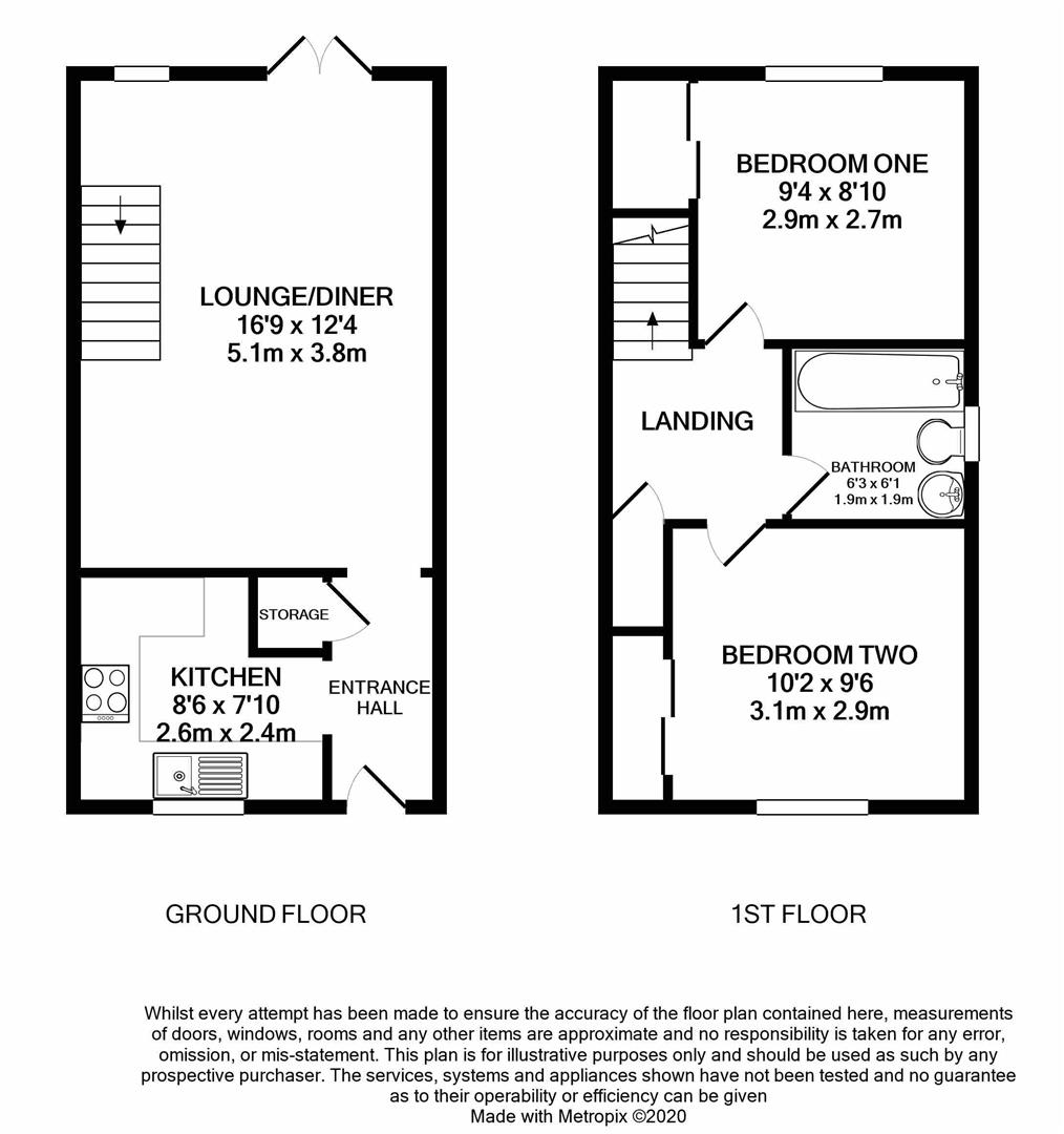 Floorplan for Waterside Close, Quedgeley, Gloucester