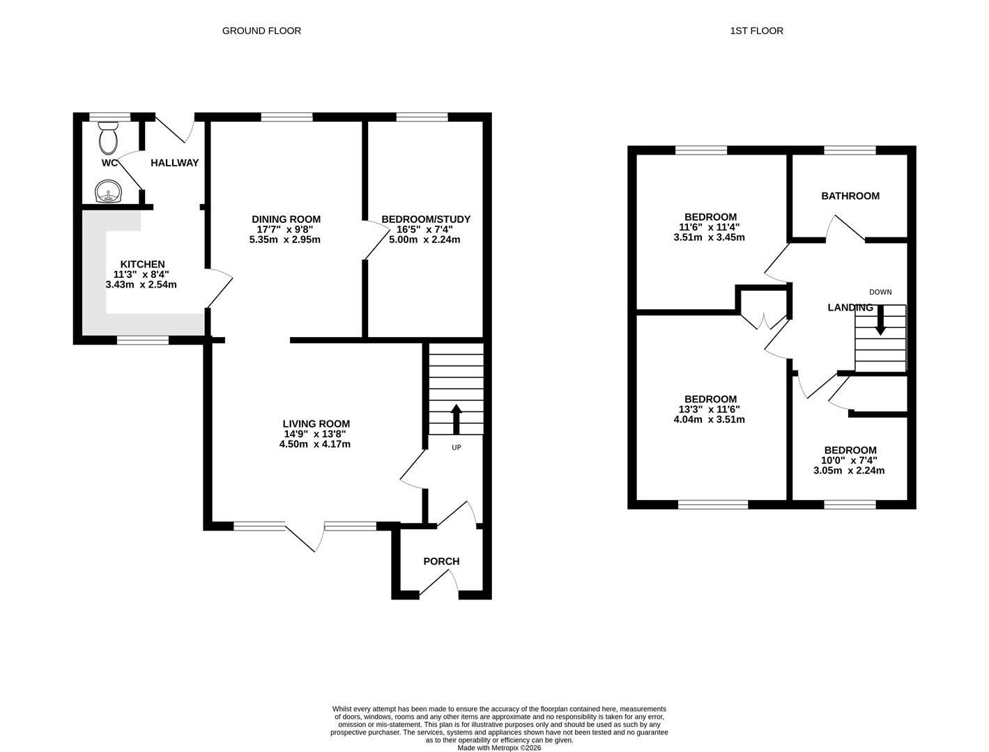 Floorplan for Foley Road, Newent