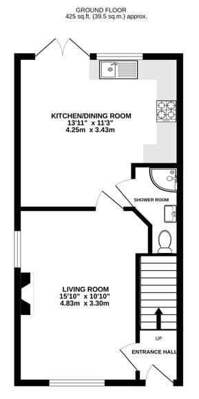 Floorplan for Court View, Stonehouse