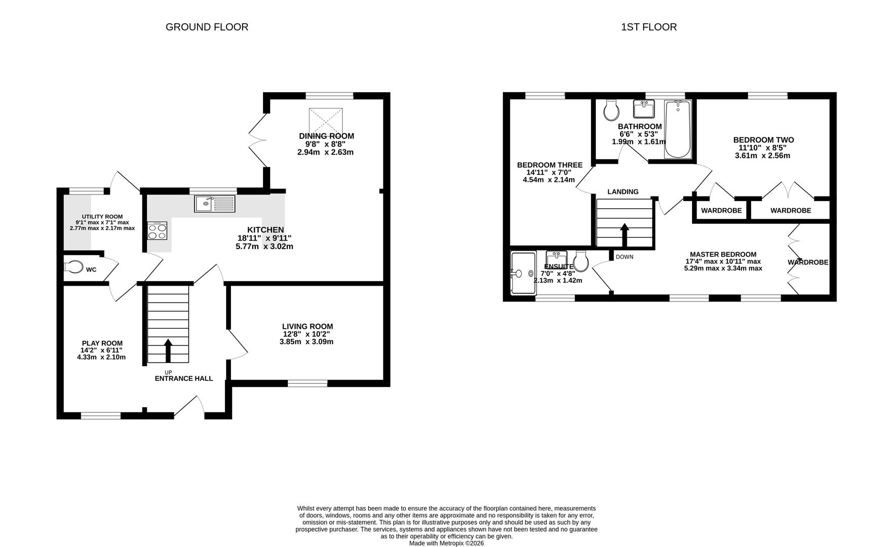 Floorplan for Sandyleaze, Longlevens, Gloucester