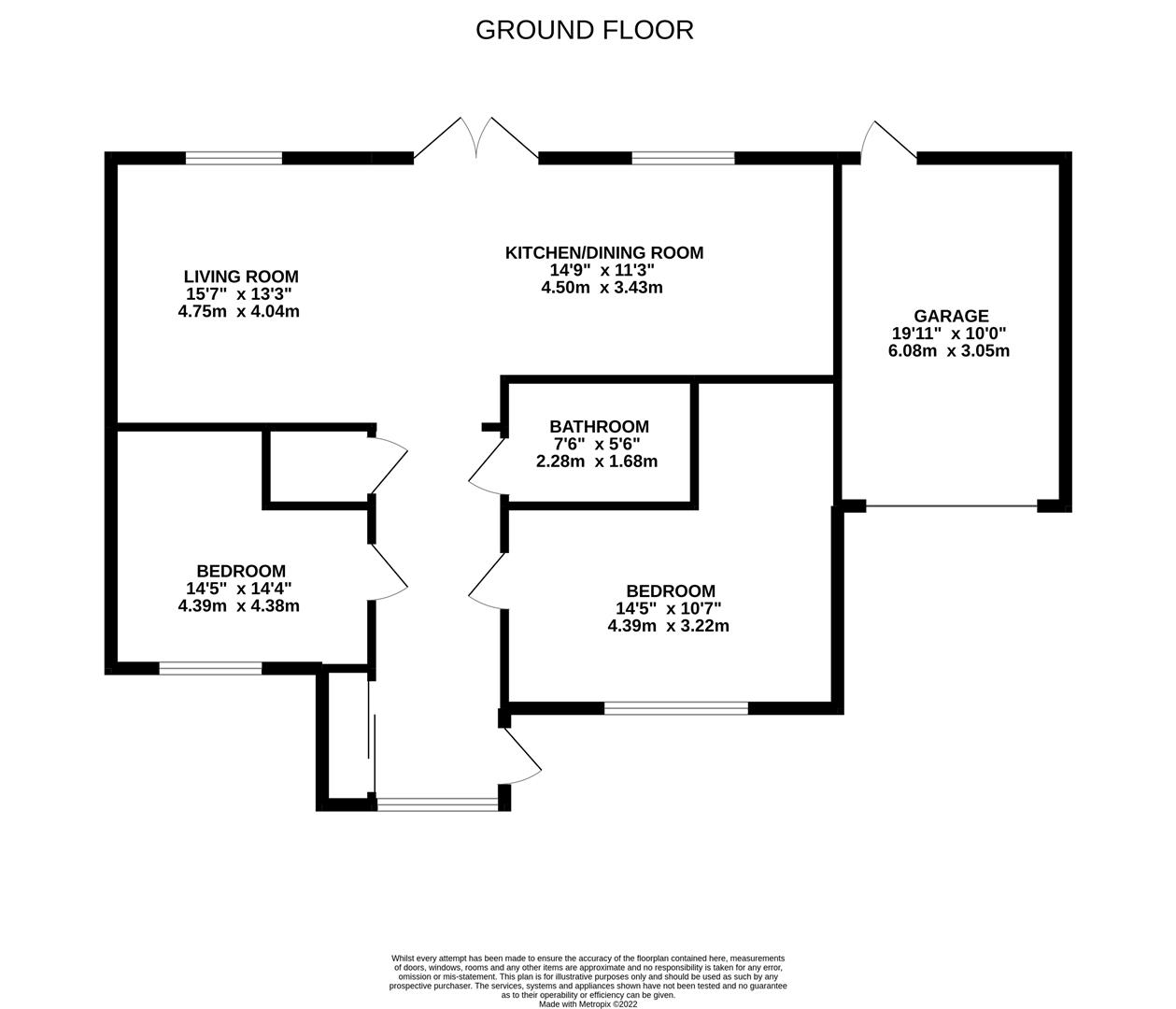 Floorplan for Gorsley, Ross-On-Wye