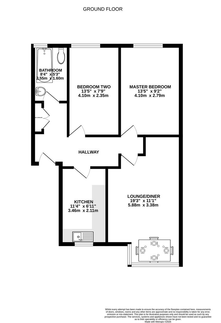 Floorplan for Heathville Road, Gloucester
