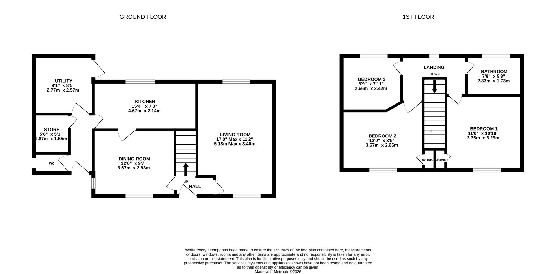 Floorplan for Vauxhall, Newent