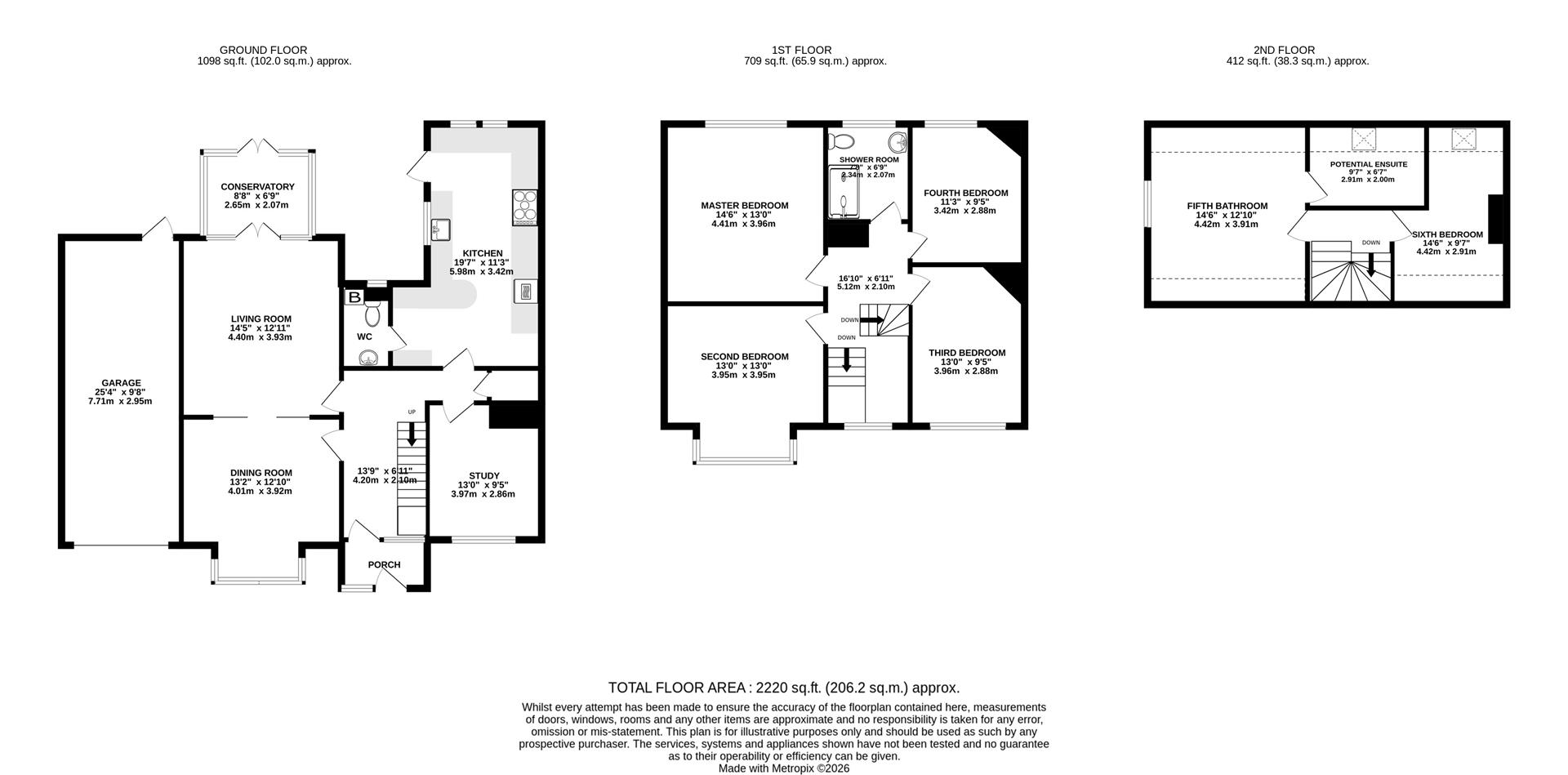 Floorplan for Hucclecote Road, Gloucester
