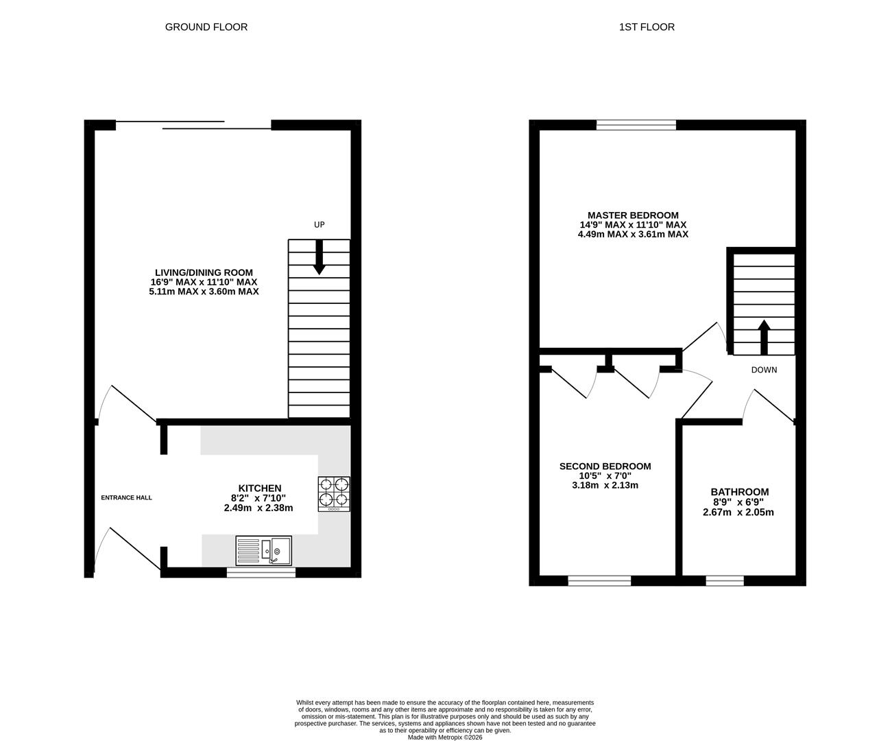 Floorplan for Overbury Road, Gloucester