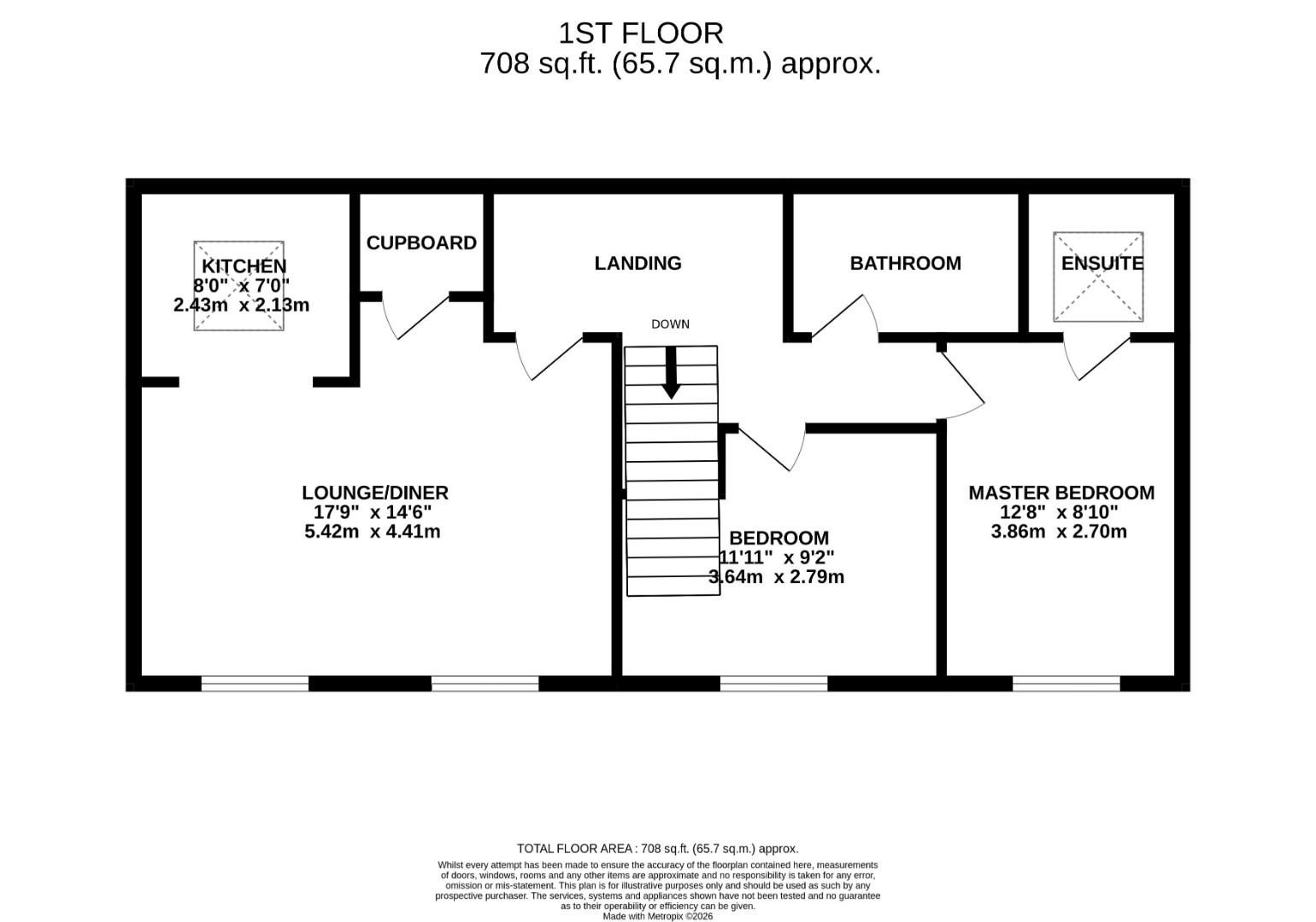 Floorplan for Tiger Moth Close, Brockworth, Gloucester